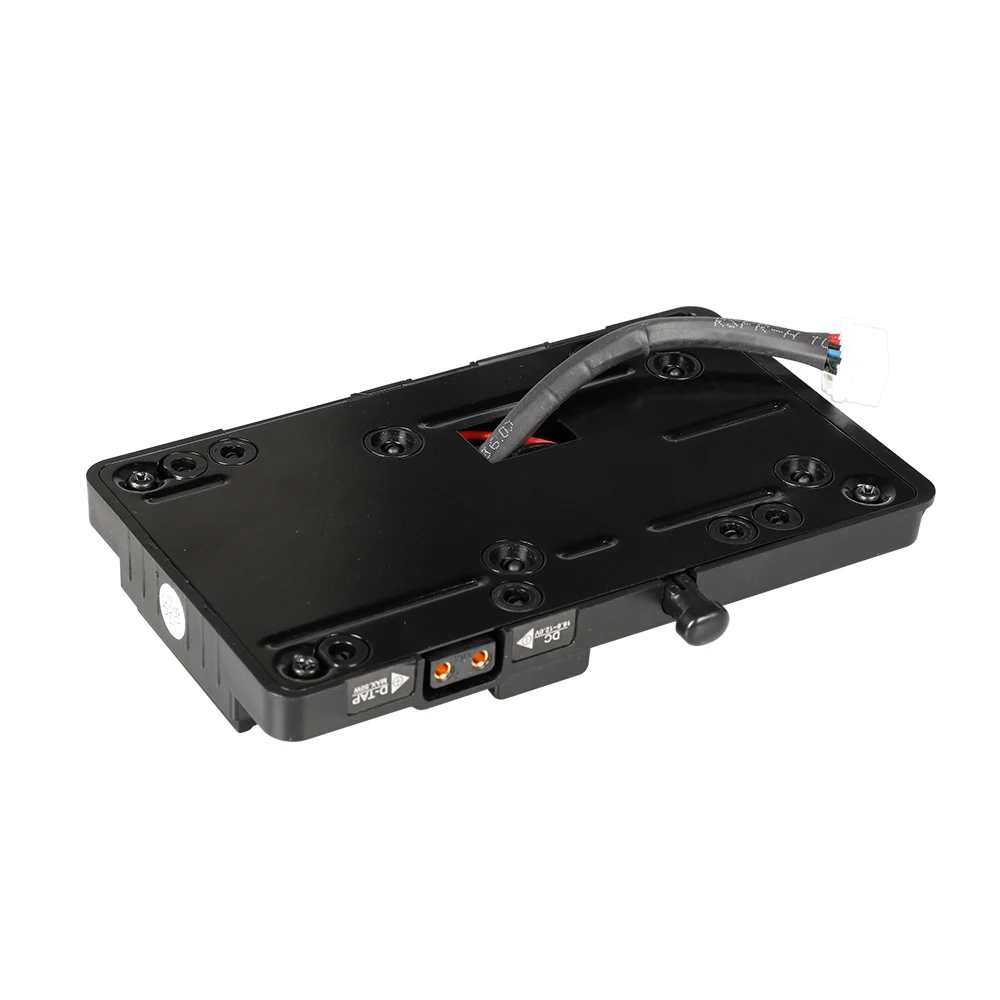 CAMVATE Quick Release V-Lock Mount Power Supply Splitter With D-tap Connector Supply Power For DSLR Camera URSA Mini Battery