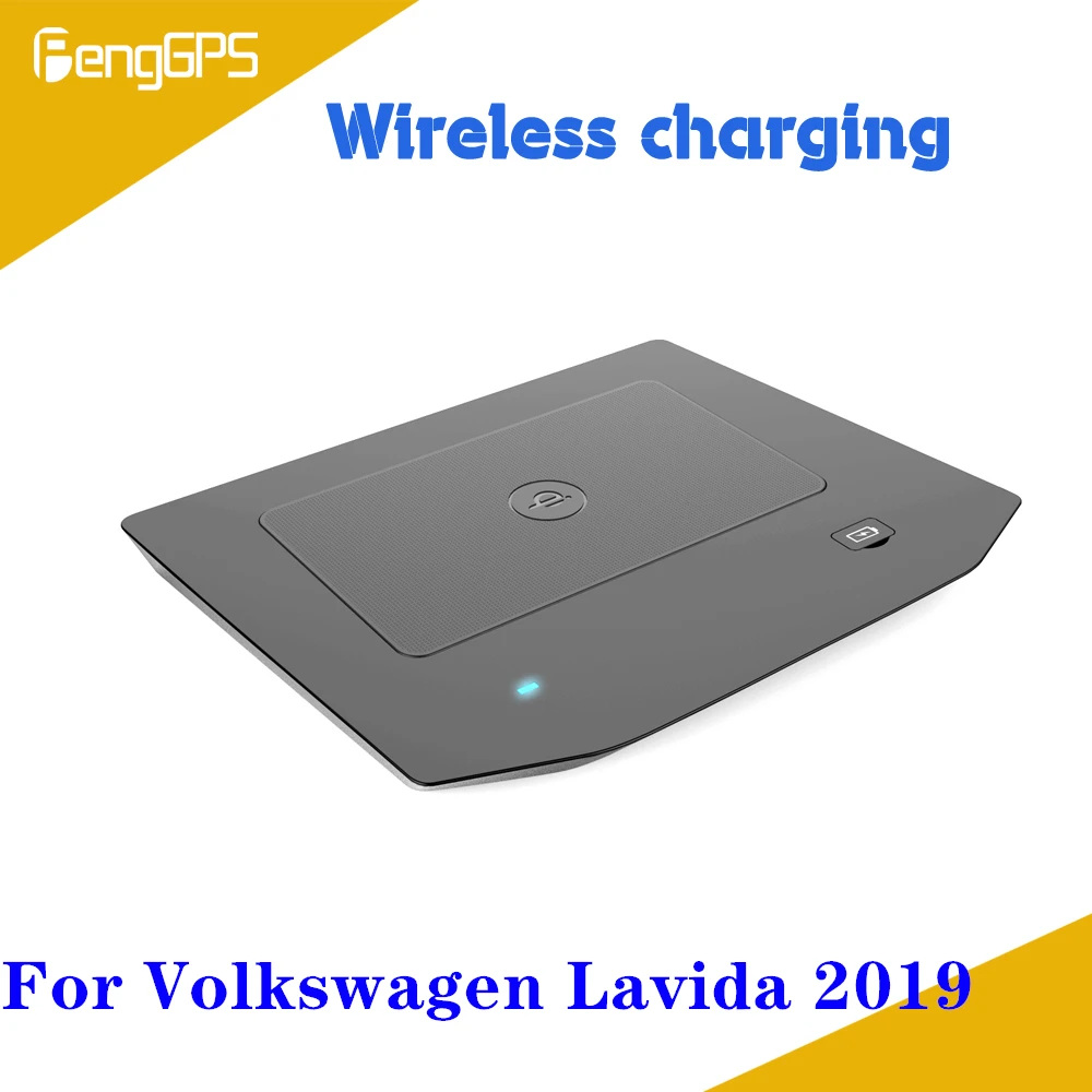 Quick Wireless Charger For Volkswagen VW Lavida 2019 QI Fast Mobile Phone 10W Hidden Car Dashboard Holder Charging Pad