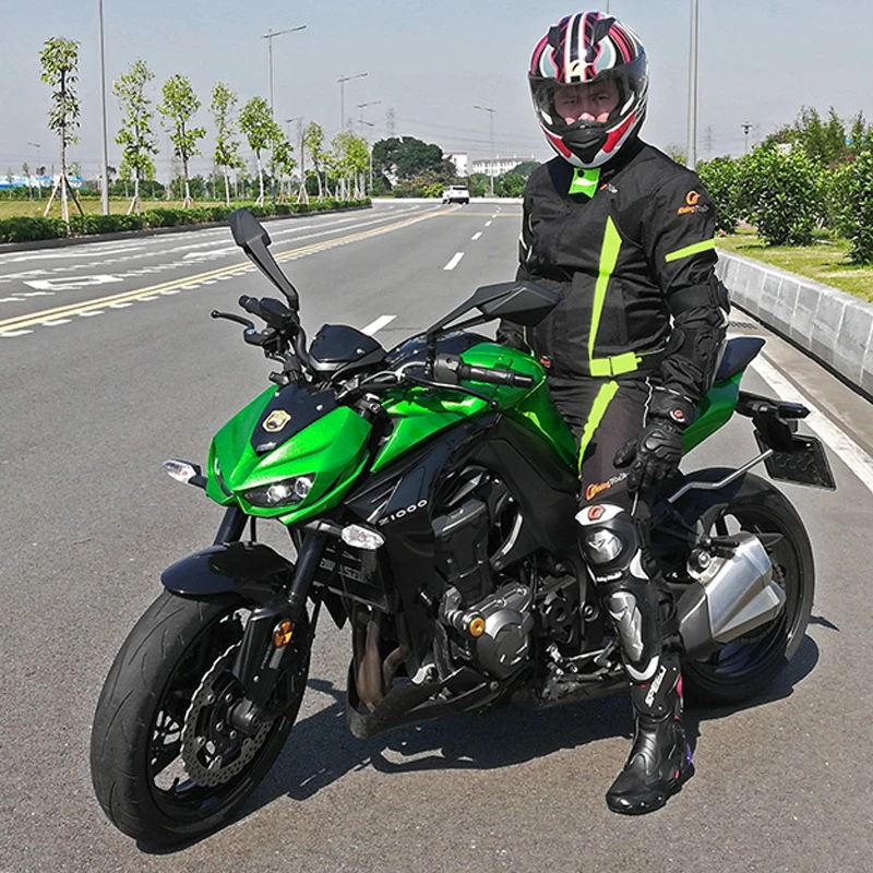 Riding Tribe Motorcycle Black Reflect Racing Winter Jackets and
