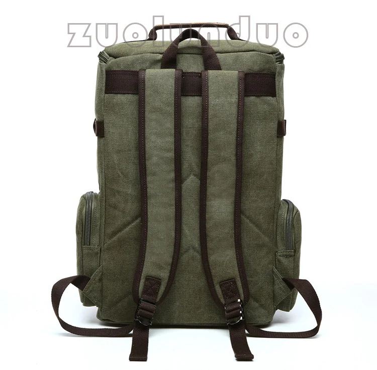 Männer Rucksack Vintage Leinwand Rucksack Schule Tasche männer Reisetaschen Große Kapazität Rucksack Laptop Rucksack Tasche Rucksack – Detail 13