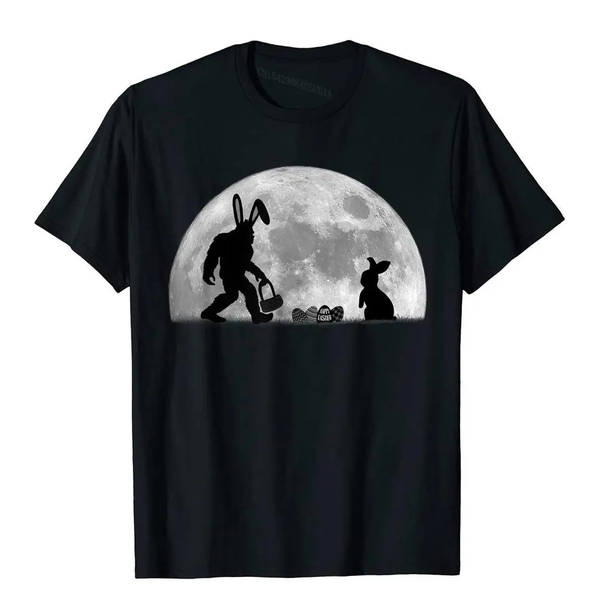 

Пасхальный дизайнерский смешной Топ Sasquatch Bigfoot, пасхальные футболки для взрослых, уличные топы, футболка, дизайнерский хлопковый топ с принтом