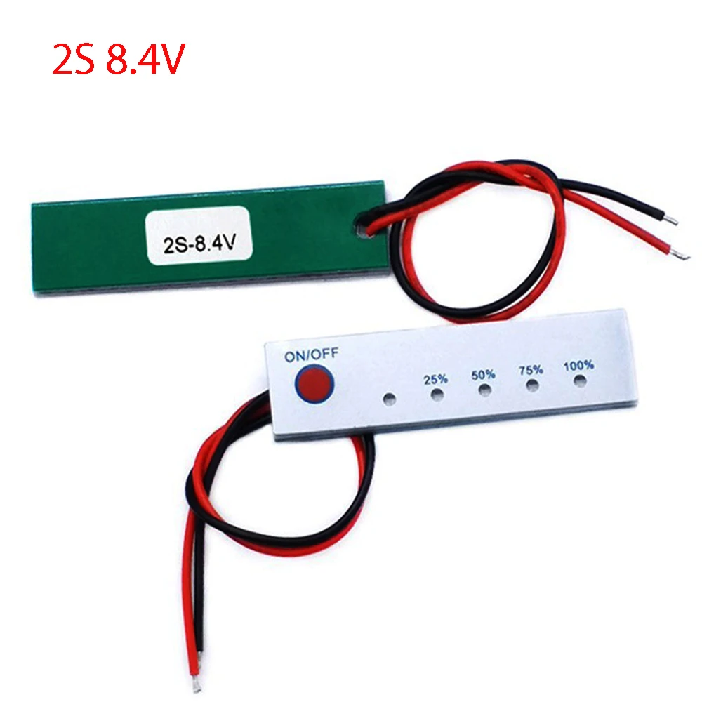 2S/3S/4S BMS Li-ion Battery 18650 Lithium Battery Capacity Indicator Display PCB Module Power Level Tester LCD Charge Discharge