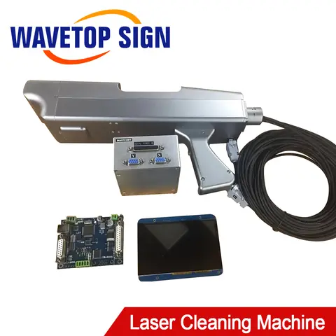 WaveTopSign 레이저 용접 청소 녹 제거제 헤드 및 컨트롤러 RYF10-QX210