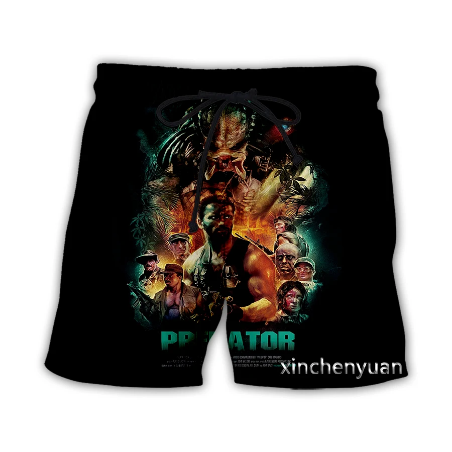 

Новые мужские/женские повседневные шорты xinchenyuan с 3D принтом хищника, модная уличная одежда, мужские свободные спортивные шорты T21