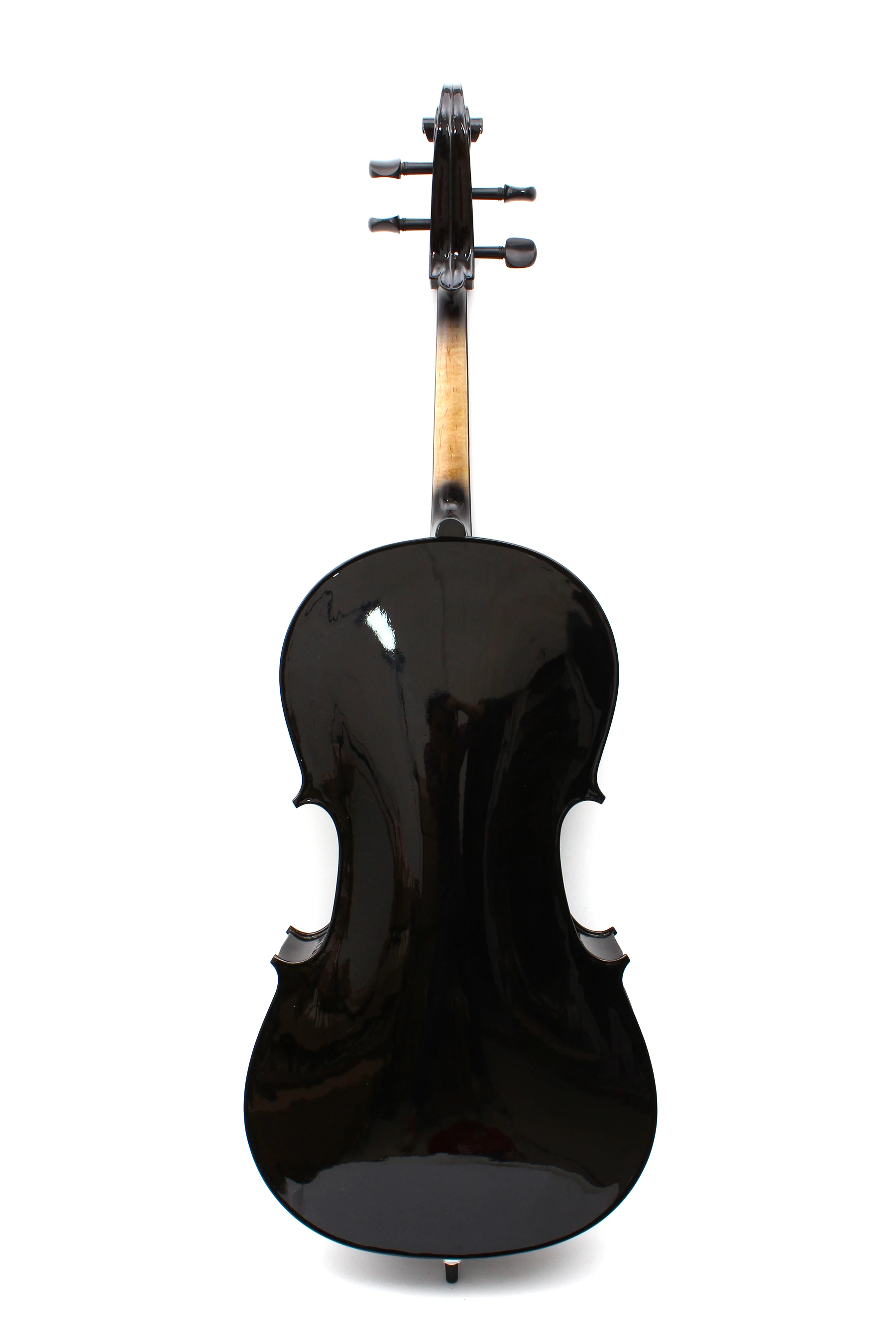 Yinfente Black Electric Acoustic Cello 4/4 Maple+Spruce Handmade Sweet Tone Free Bag+bow #EC1