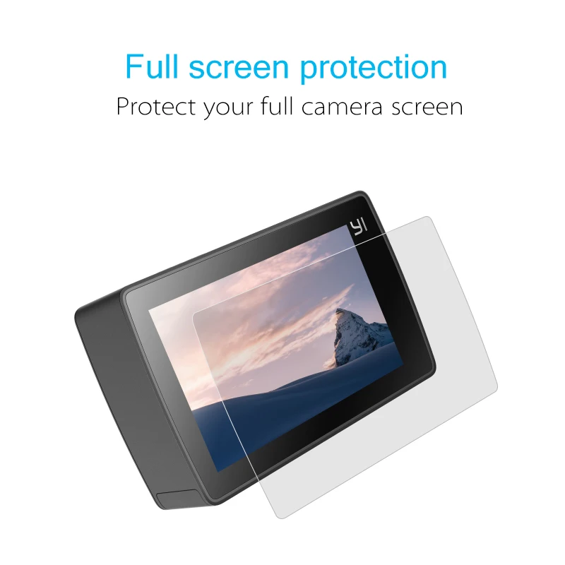Screen Protective Film Protection Cover For Xiaomi Xiaoyi 2 II YI 4K Plus 4K+ Action Sport Camera Tempered Glass Protector