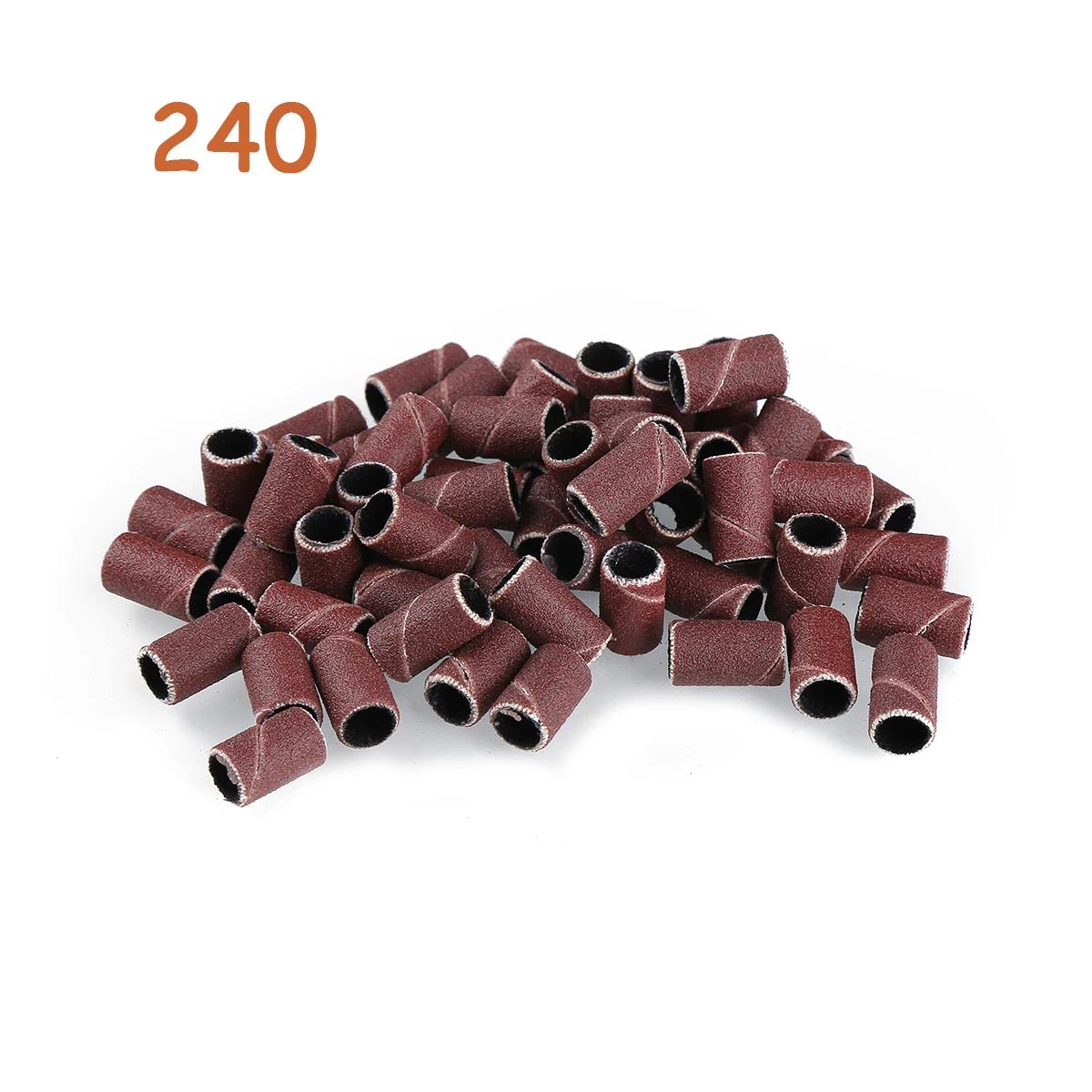 100pc nastri abrasivi per macchina per Manicure elettrica 240/180/150/120/80/60 grana per trapano per unghie Set di utensili per Pedicure