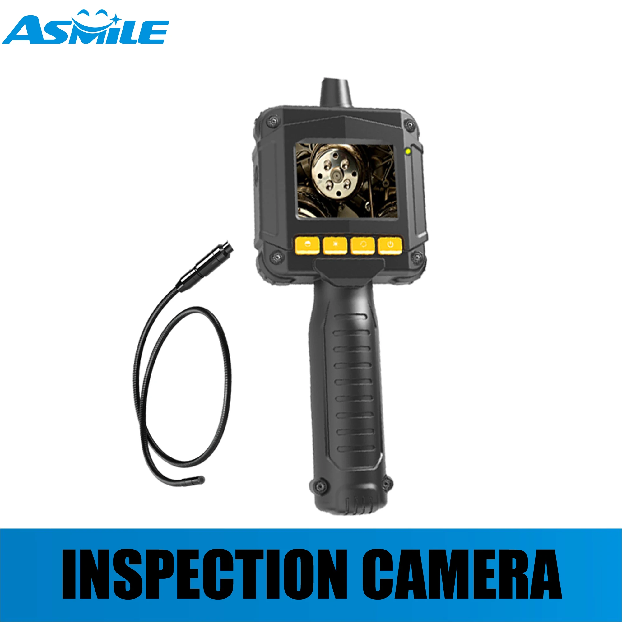 

OEM ODM air duct pipe auto inspection snake camera with Image flip function to view in diferent angles