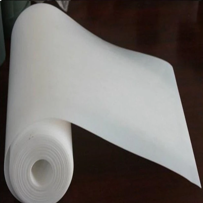 1PC White PTFE Film High Strength Temperature PTFE Sheet Thickness 0.3*250*500MM PTFE Sheets