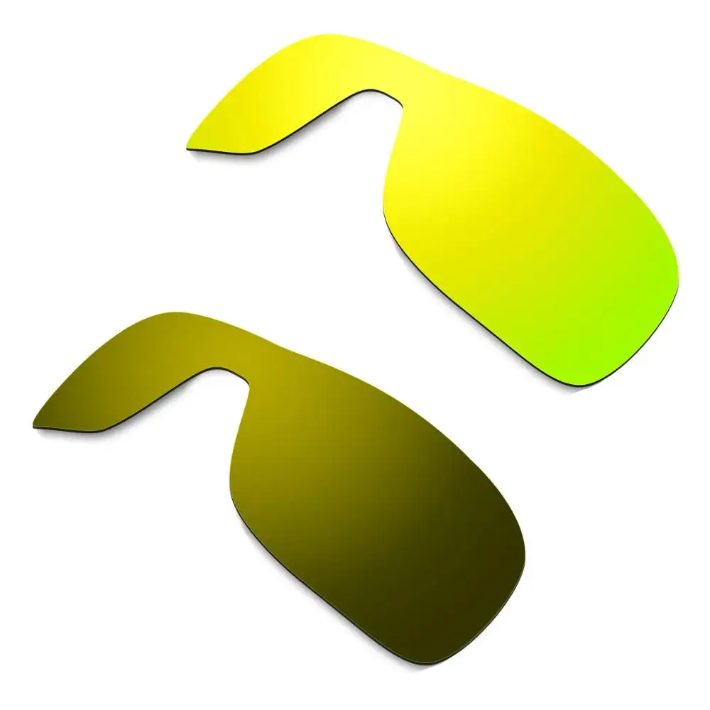 

HKUCO For Turbine Rotor Sunglasses Replacement Polarized Lenses 2 Pairs - Gold & Bronze