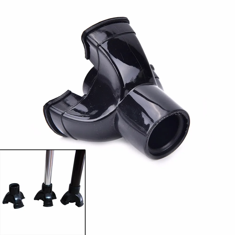 Walking Stick Cane Crutch Pad Rubber Heavy Duty Ferrule End Bottom Black 19mm