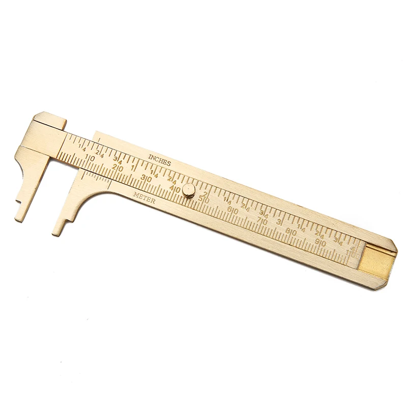 1pcs Jewelry Measuring Tools Rulers Copper Double Scale Vernier Calipers Measure For Diy Craft Bracelet Necklace Jewelry Making