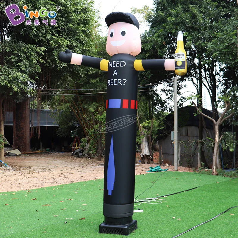 Customized 3mH Inflatable Waving-Hand Air Dancer Balloon For Bar Event Decoration - BG-D0120