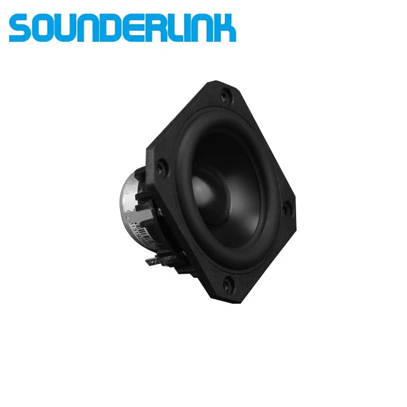 Sounderlink 풀 레인지 주파수 스피커, 양극 산화 알루미늄 분지, 캡톤 코일, HiFi 사운드, 2.5 인치, 3 인치, 95mm, 2PCs/로트