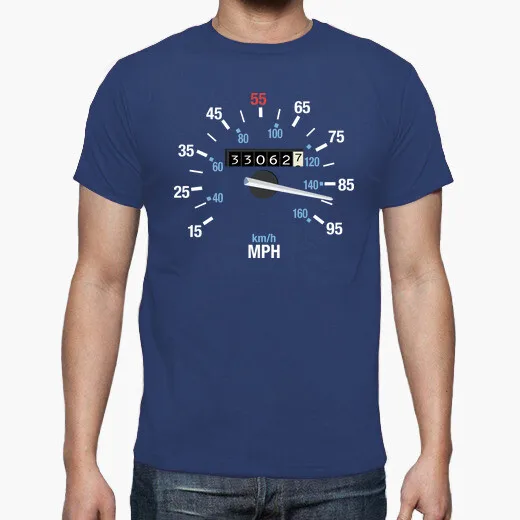 Delonin Speedometer 88 Miles An Hour Back To The Future T-Shirt. Summer Cotton O-Neck Short Sleeve Mens T Shirt New S-3XL