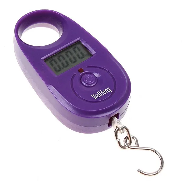 Portable electronic weighing 25kg mini pocket scale gram scales hanging scale luggage weighing fishing express scale