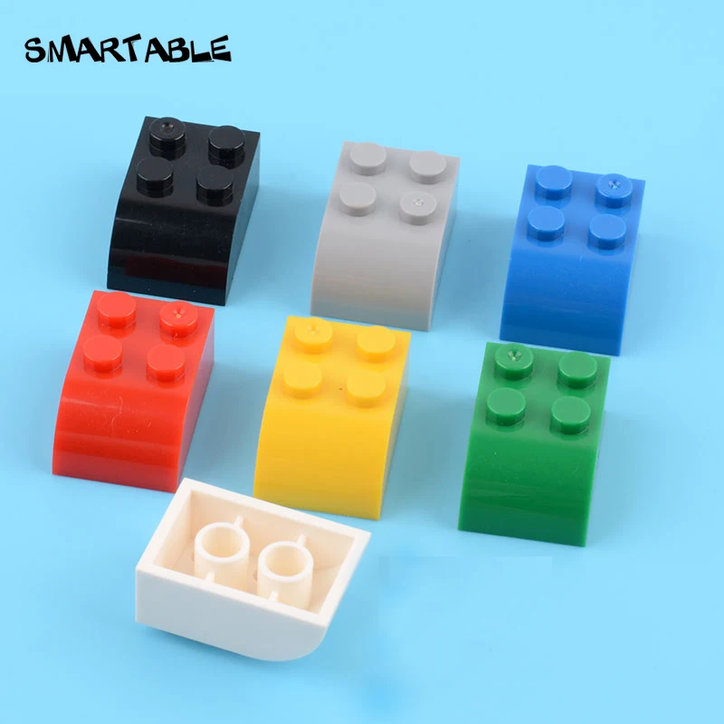 

Smartable Brick 2x3 With Curved Top Building Blocks MOC Parts Toys For Kids Compatible Major Brands 6215 30pcs/Lot