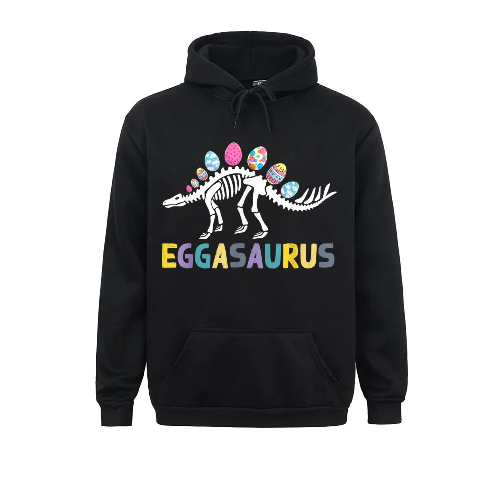 

Long Sleeve Hoodies Winter Fall Men Sweatshirts Eggasaurus Stegosaurus Easter Egg Dinosaur Funny Easter Casual Hoods Fitted