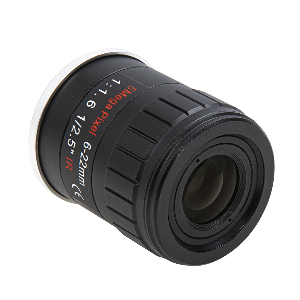 5Megapixel Manual CS Varifocal CCTV Lens 6-22mm IR Filter Long Distance View For Box Camera AHD/IP Camera Free Shipping