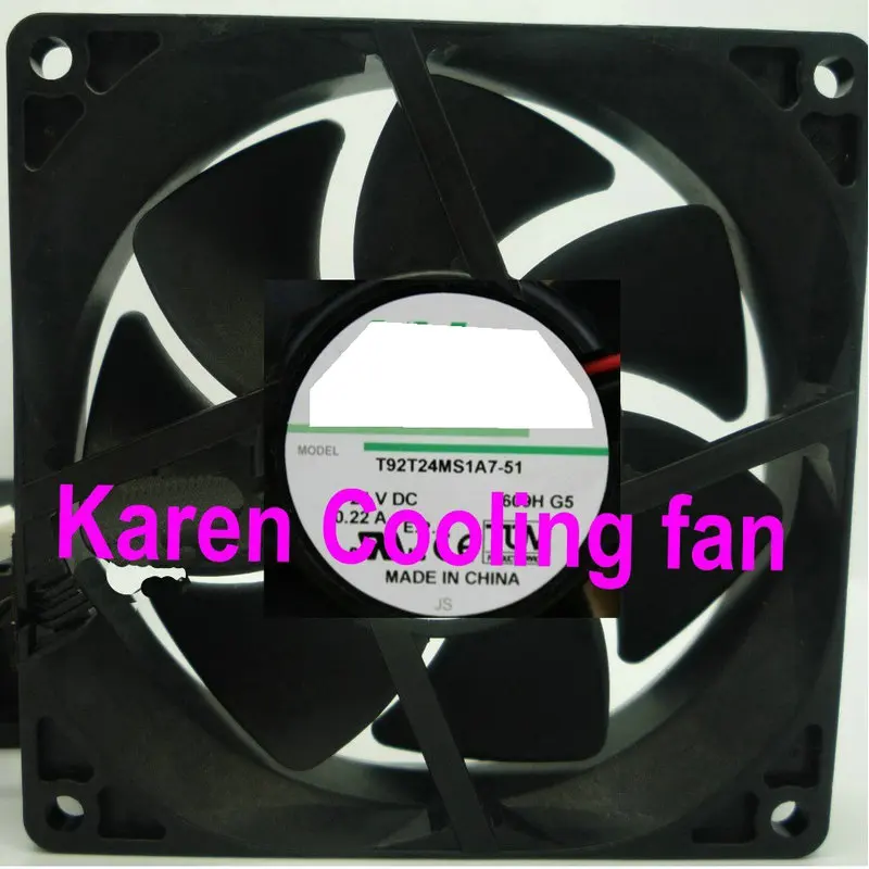 

9cm T92T24MS1A7-51 9225 24v 0 . 22a Cooling fan