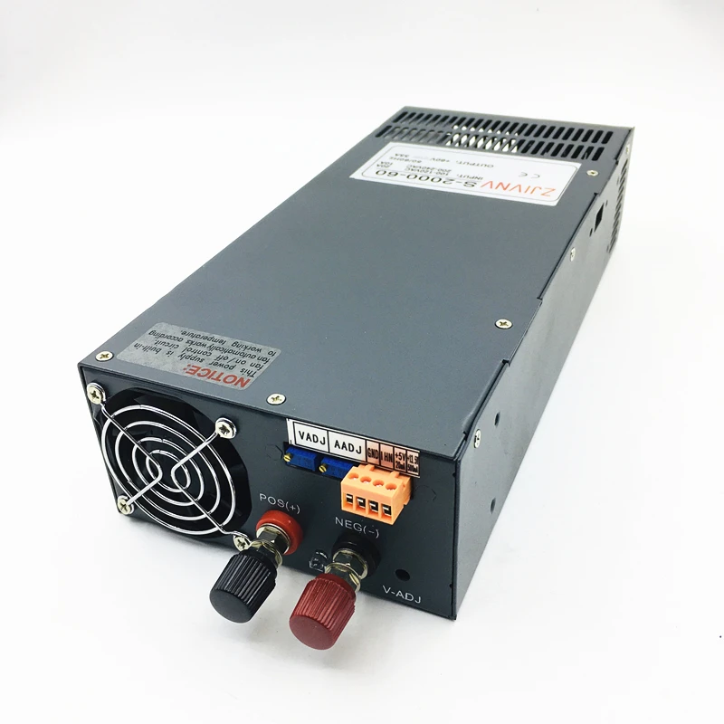 Industrial Switching power supply 2000W 12A 13.8A 24A 36A 48A 60V 72V high power voltage and current adjustable factory direct