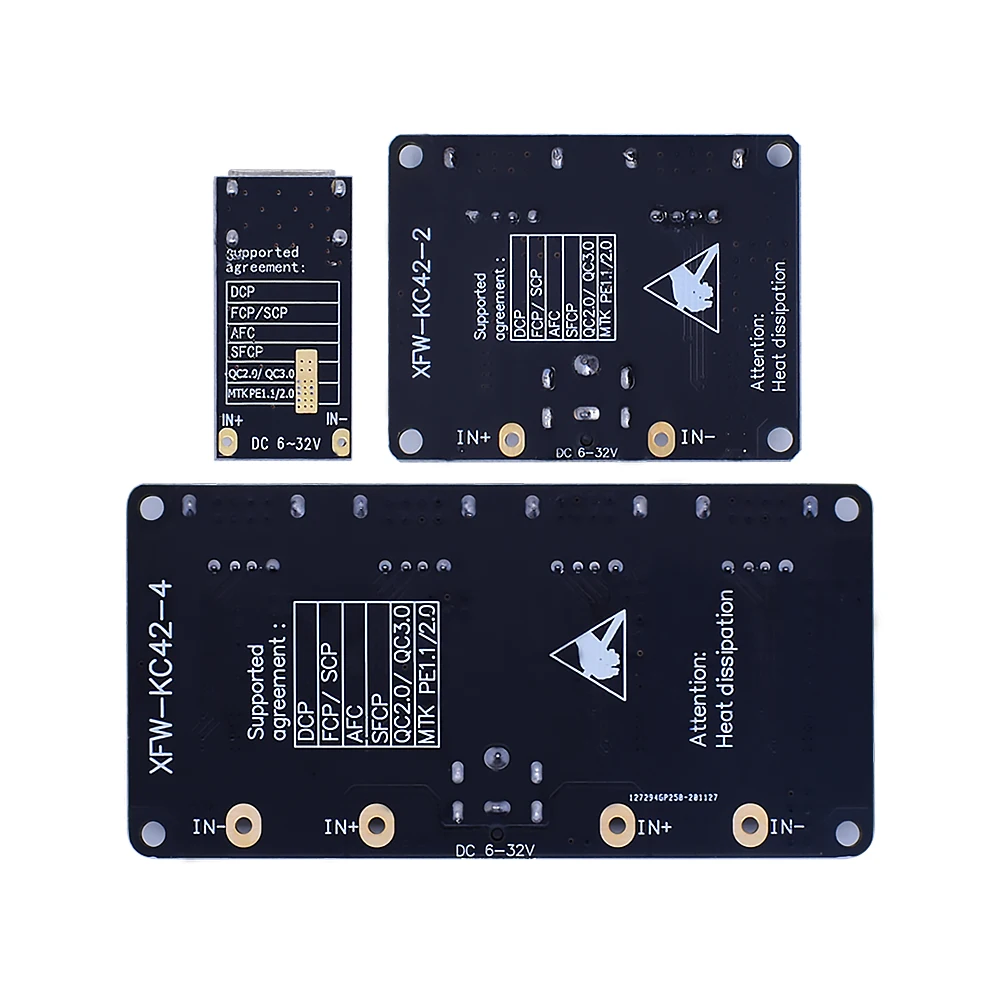 USB QC3.0 QC2.0 DC-DC Buck Converter Charging Step Down Module 6-32V 9V 12V 24V to Fast Quick Charger Circuit Board 3V 5V 12V