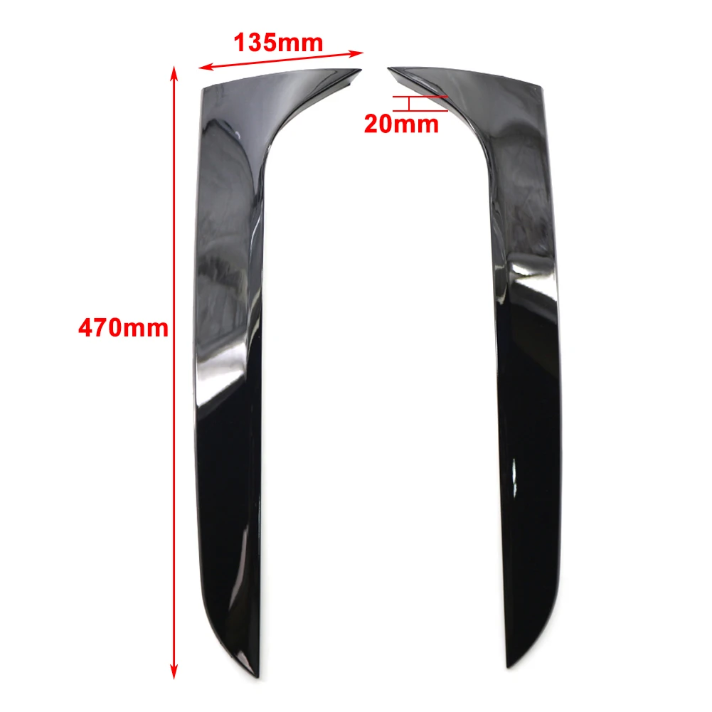 Car Rear Window Side Spoiler Canard Splitter For Audi A4 B8 Allroad Avant 2009 2010 2011 2012 2013 2014 2015 2016