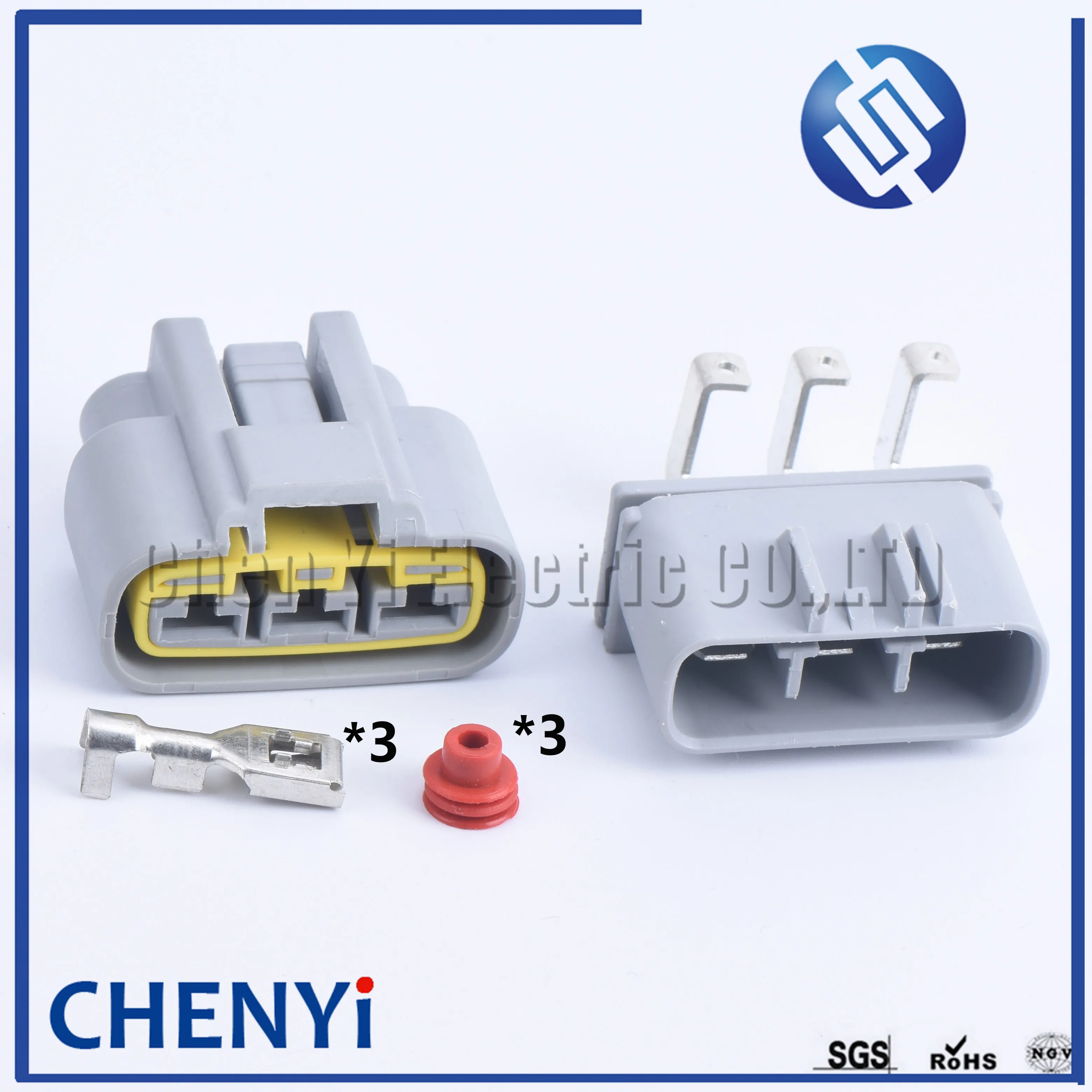 1 set 3 pin 6.3 waterproof auto connector automotive QLW 250 R Slot Wiring harness connector Power Cord QLW-A-3F-B QLW-A-3F-GR