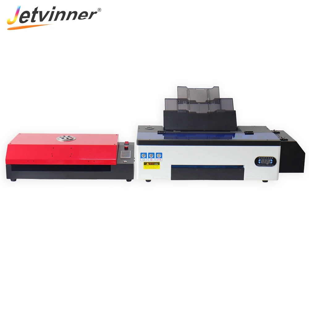 Jetvinner DTF Printer A3 R1390  DTF Film Printer with Oven Print Direct to Heat Transfer Film For Leather Textile