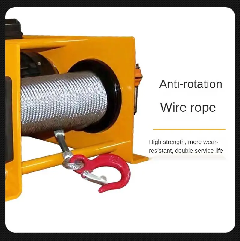 Miniature ไฟฟ้ารอกลวดเชือก Winch 220V เยอรมันประเภทรอก30M