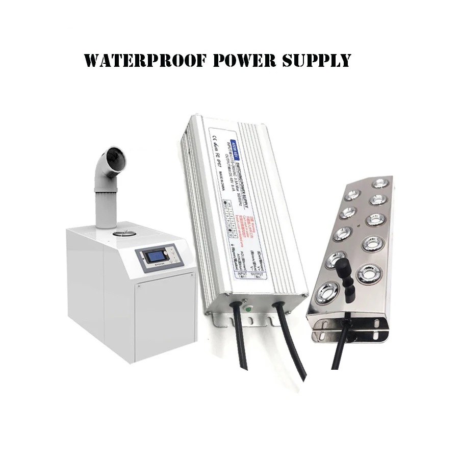 Fonte de Alimentação com Interruptor Heman para Névoa Ultrassônica Fabricante de Névoa Umidificador Relacionado à Água 400w 48v 45v 10 Cabeças 12 Cabeças