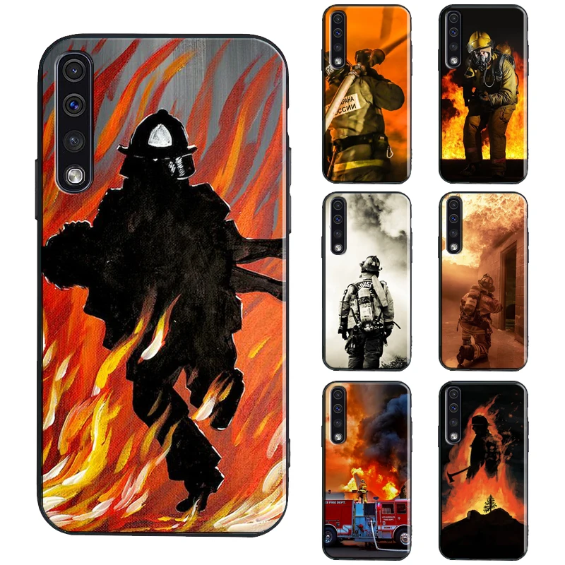 Fire Fighter Hero Phone Case For Samsung A71 A51 A31 A11 A21S A20e A70 A50 A40 A10 A20 S A12 A32 A42 A52 A72