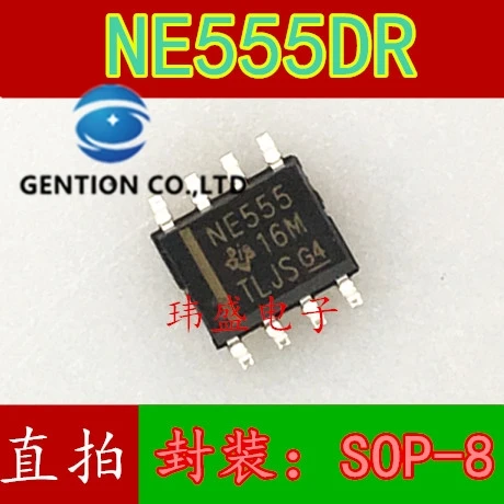 

50PCS NE555DR clock/programmable timer NE555 and oscillator SOP-8 in stock 100% new and original