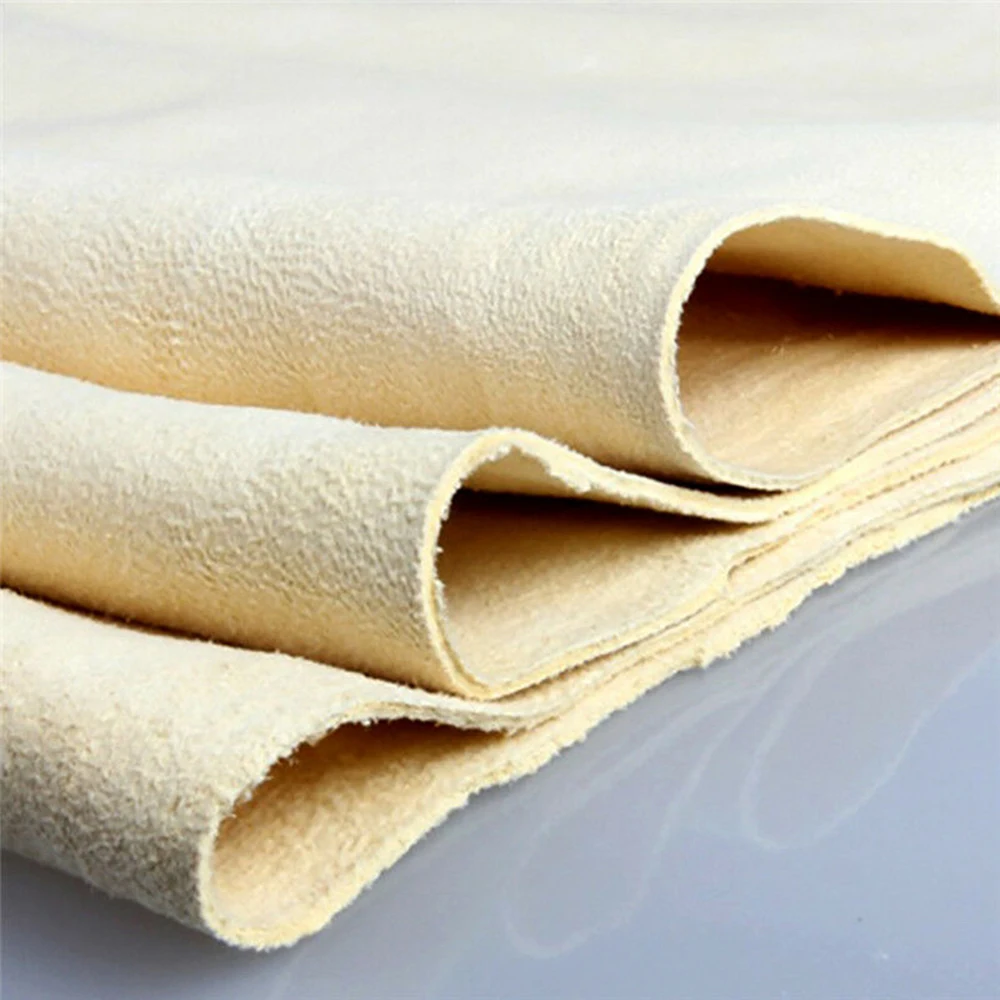 40x30cm Form Cleaning Cloth Leather Car Car Household Motorcycle Care Dry Natural Suede About Water Absorption