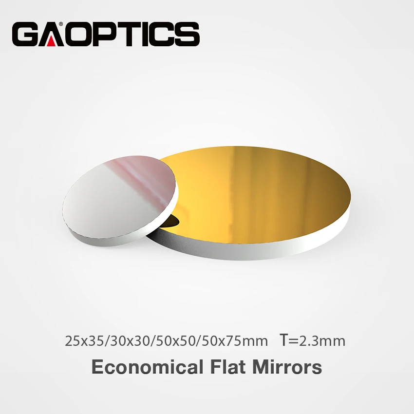 Dimension 25x35mm 30x30mm 50x50mm 50x75mm Float Glass AU Gold Coating Mental Reflect Mirrors