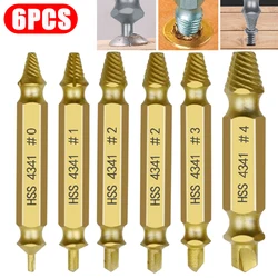 HHS Double Ended Screw Extractor Damaged Screw Extractor Drill Bit Extractor Drill Set Broken Speed Out Bolt Extractor Bolt Stud