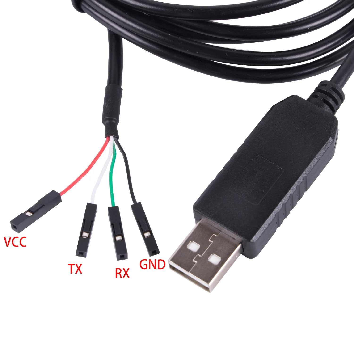 Adaptateur de convertisseur série PL2303TA USB RS232, Support de câble USB-RS232-2.54mm