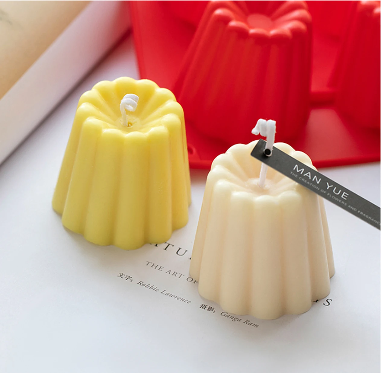 

6 Holes Canele Silicone Mold for Baking DIY Pudding Chocolate Chiffon Mousse Cake Food Grade Baking Tool Creative Ornaments