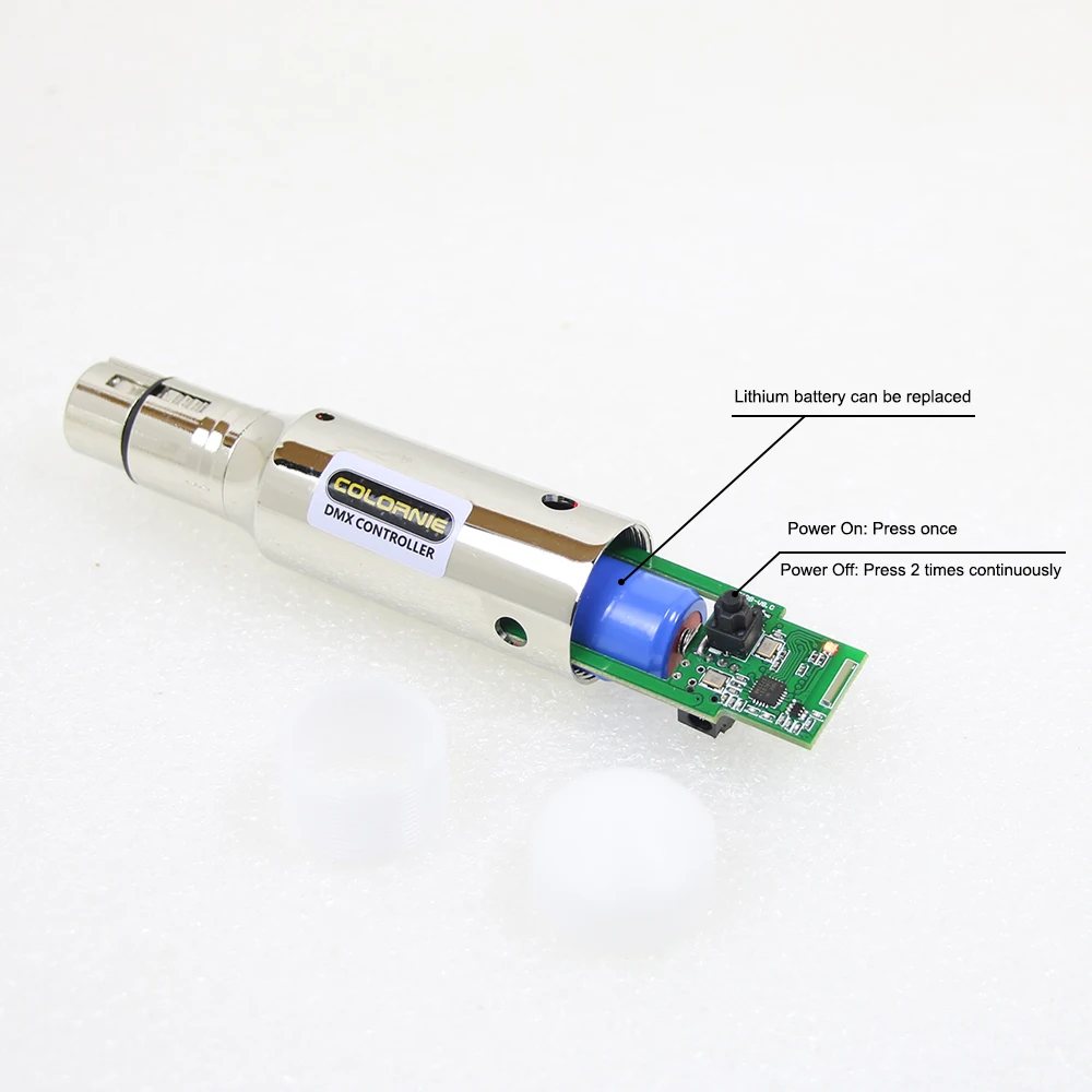 Battery Receiver Wireless DMX512 Controller XLR Transmitter For Disco DJ Party Bar Light Control