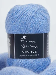 YUYOYE 100% Cashmere Yarn for Knitting 4-Ply Luxury Warm Lightweight Crochet Soft Hand-Knitting Yarn