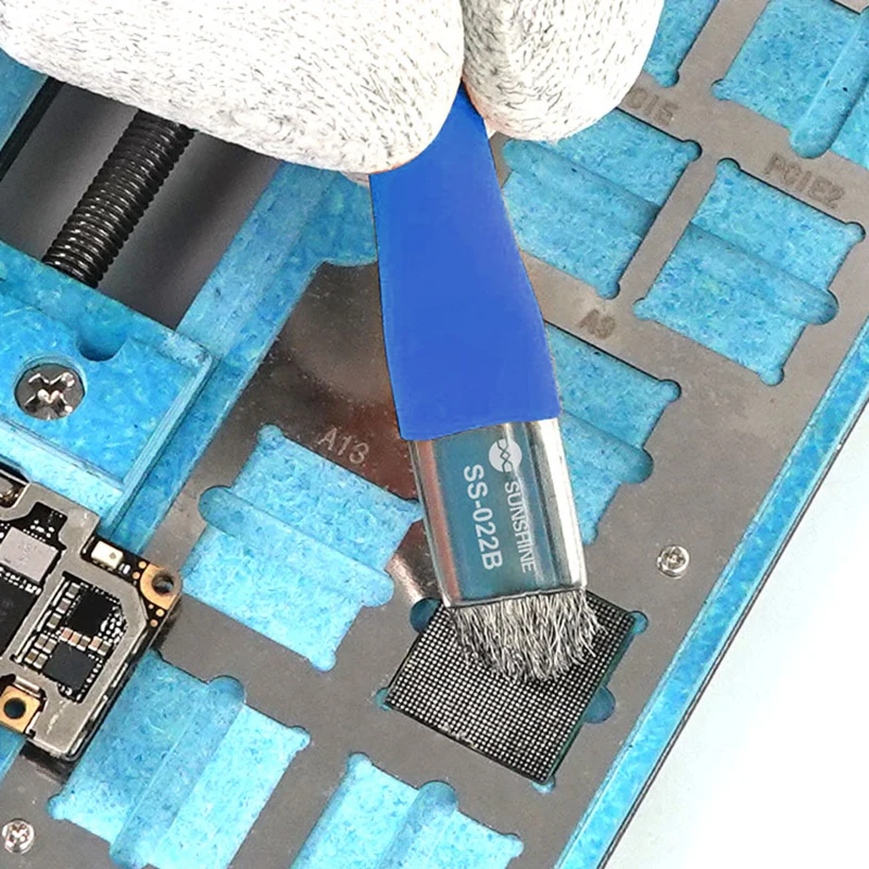 ESD ปลอดภัยแปรง Anti-Static เมนบอร์ด PCB ทำความสะอาดแปรงสำหรับซ่อมโทรศัพท์มือถือชุดเครื่องมือ Ferramentas