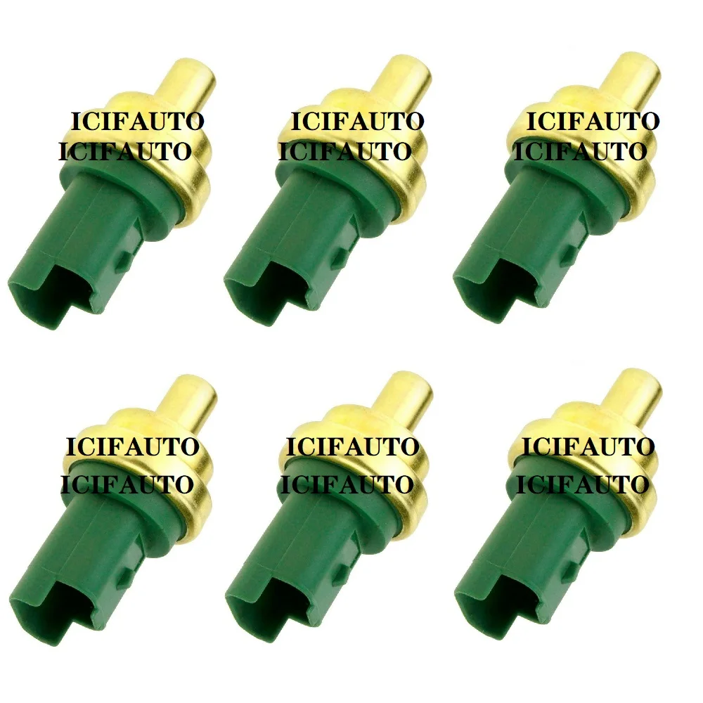 6 x Coolant Temperature Sensor For Citroen Berlingo C1 C2 C3 C4 C5 C8 Dispatch Xsara OE# 1338C1,1338E2, 9632562480, 9655414180