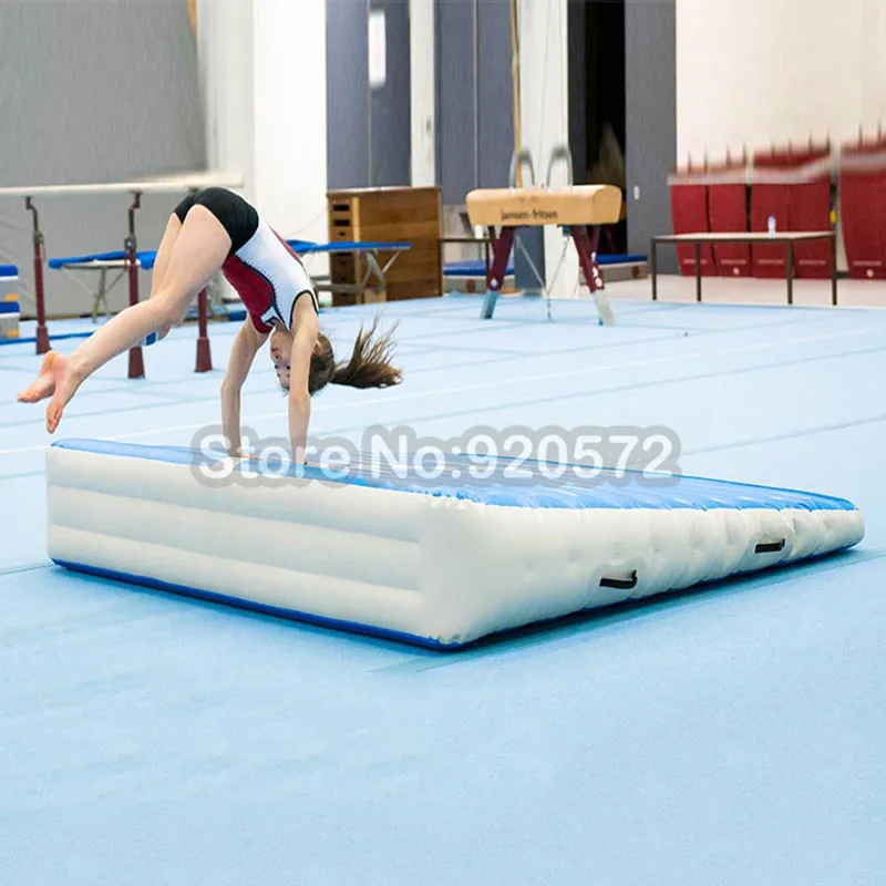 Rampa de aire inflable para gimnasia, estera inclinada de aire, estera de pista de aire para gimnasio/g gimnasia para entrenamiento físico