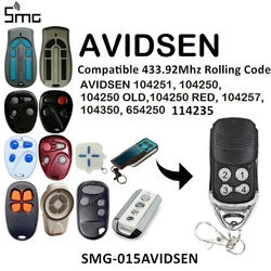 Avidsen-リモコン付きドア,104251 104250 104257 old 114253 100400,avidsen 104505 100500 400600,固定コード433.92mhz,クローン