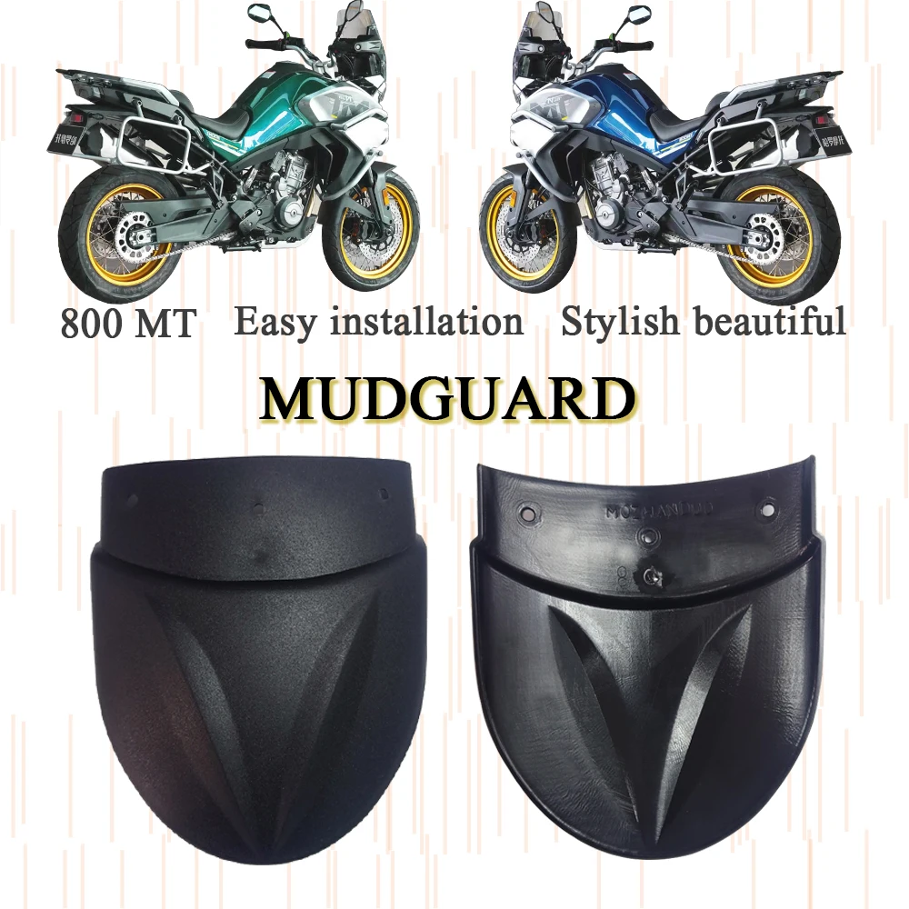 For CHUNFENG 800MT 800 MT Motorcycle Fender Front Extender Hugger Mudguard For CFMOTO 800mt 800 mt Motorcycle Accessories