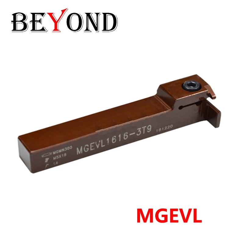 BEYOND 7-shaped MGEVL MGEVL1616 MGEVL2020 MGEVL2525 2T8 3T9 4T9 T15 External Groove Arbor Lathe Toolholder CNC Turning Tools