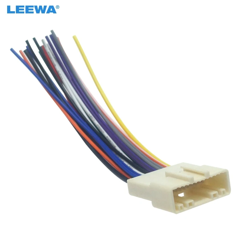 

LEEWA 10pcs Car 20Pin Audio Stereo Wiring Harness Adapter For Nissan/Subaru/Infiniti Install Aftermarket CD/DVD Stereo #CA2938