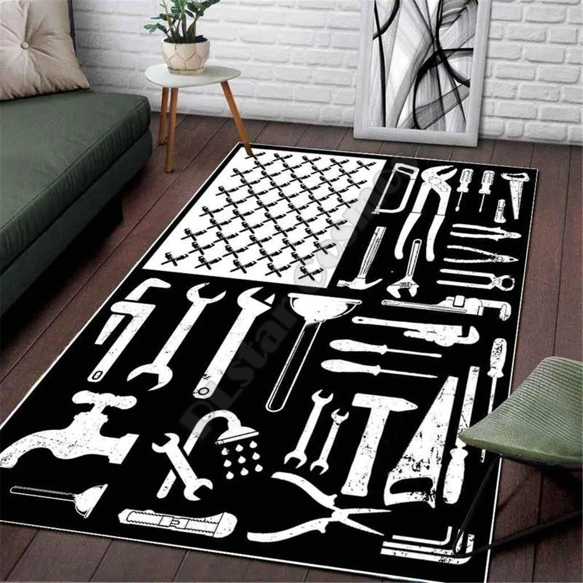 American Welder Rug 3D All Over Printed Non-slip Mat Dining Room Living Room Soft Bedroom Carpet