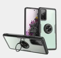 Voor Samsung Galaxy S20 Fe 5G S20 Lite Case Hard Met Stand Magneet Transparante Beschermende Cover Case Voor Samsung s20 Fan Editie