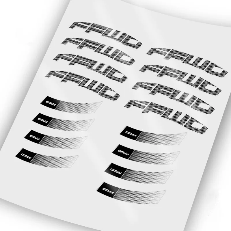 2022 FFWD RYOT 33 Wheel Sticker Road Bike Rim Stickers Bicycle Rim Wheels Stickers for Two Wheel Stickers Bike Accessories